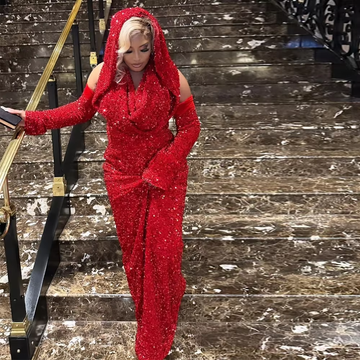 Mermaid V Neckline Burgundy Long Prom Dresses Party Dress SD1559